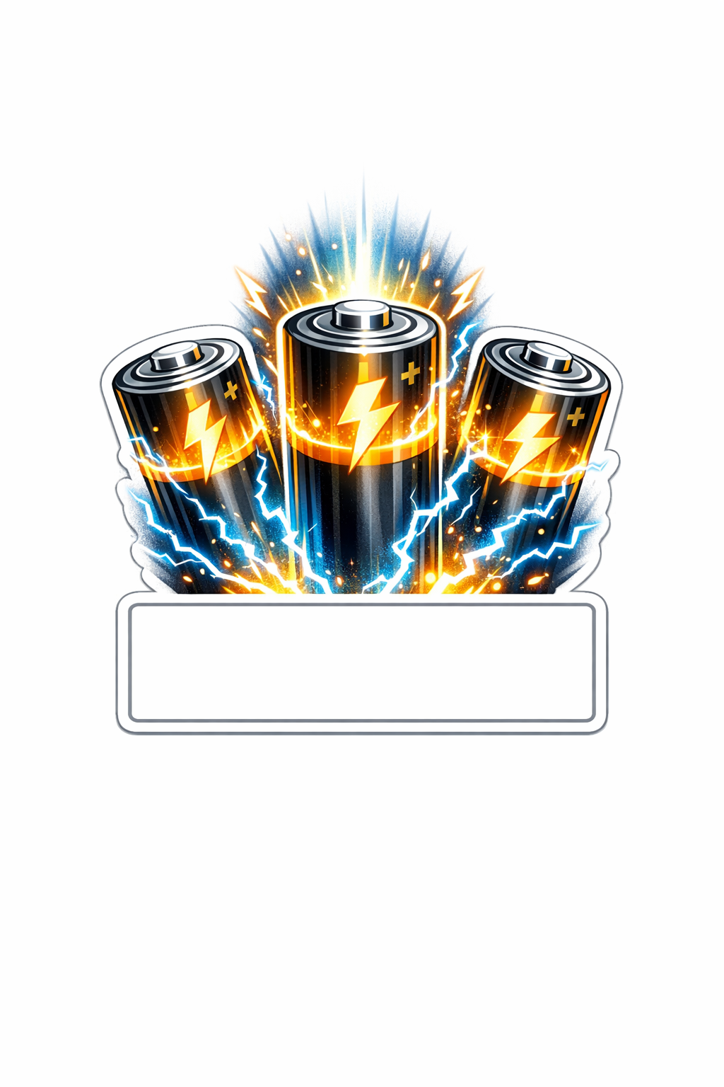 Stickette Pile stilo che brillano di energia
