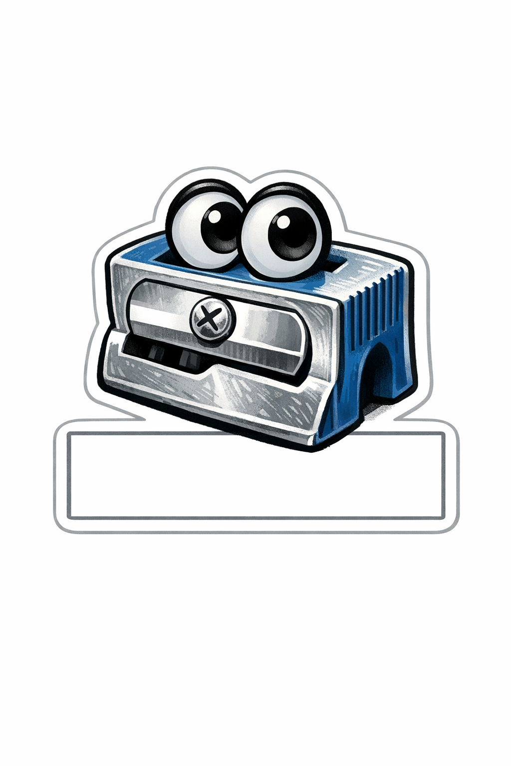 Stickette Temperamatite con gli occhi curiosi