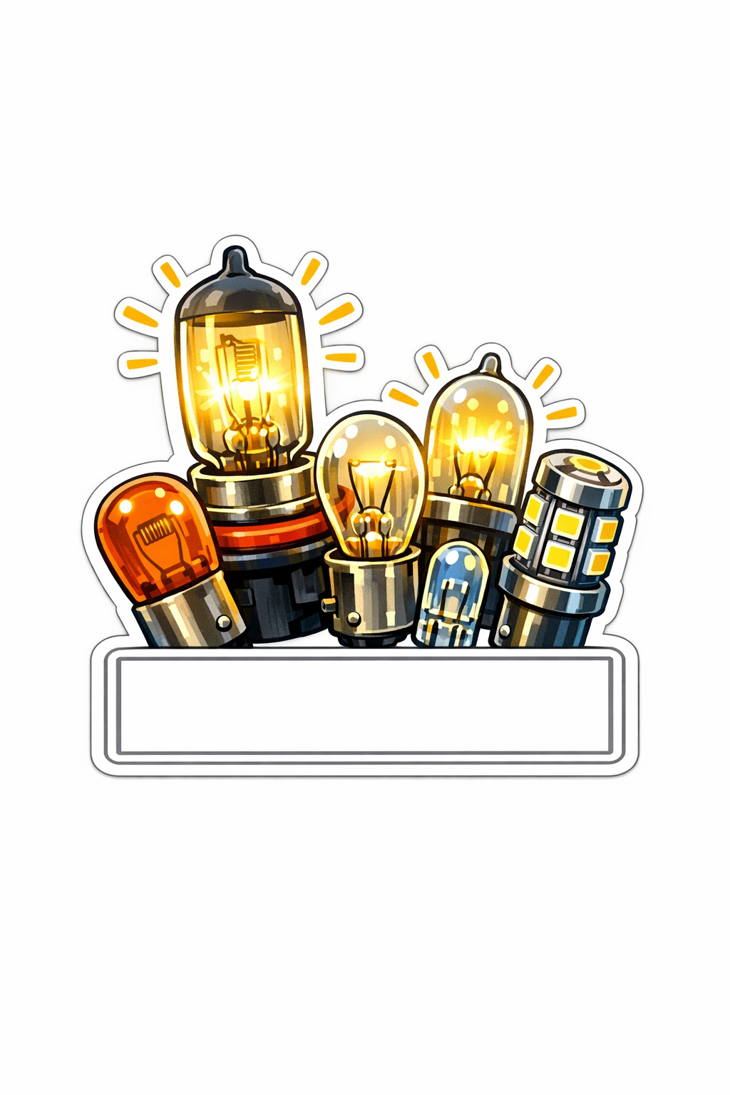 Stickette Lampadine di ricambio che si illuminano